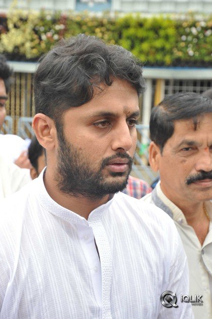 Lie-Movie-Team-At-Tirumala